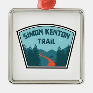 Ornamento De Metal Trilha Simon Kenton