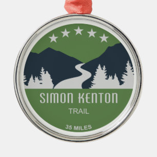 Ornamento De Metal Trilha Simon Kenton