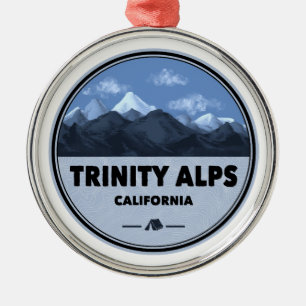 Ornamento De Metal Trinity Alps Camping na Califórnia