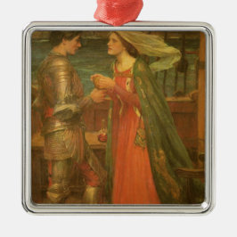 Ornamento De Metal Tristan e Isolde por John William Waterhouse