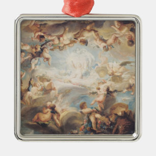 Ornamento De Metal Triumph do Cupido sobre todos os deuses, 1752