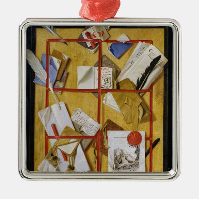 Ornamento De Metal Trompe - l ' oeil (Frente)