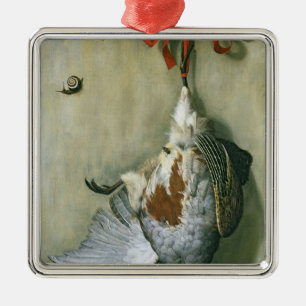 Ornamento De Metal Trompe - l ' oeil com perdiz, 1666
