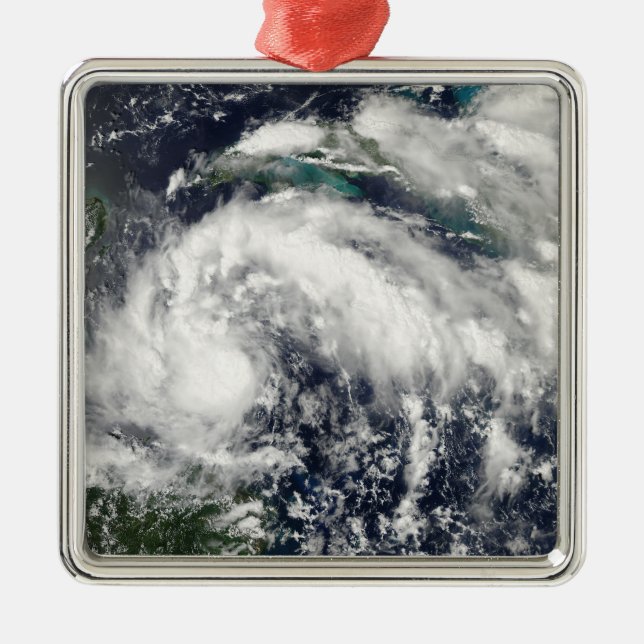 Ornamento De Metal Tropical Storm Karl (Frente)