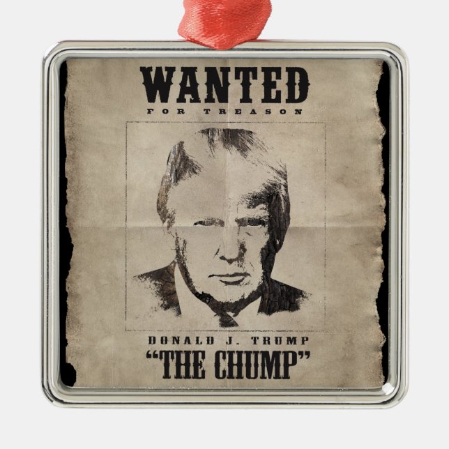 Ornamento De Metal Trump queria Poster - Trump trump (Frente)