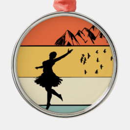 Ornamento De Metal Tudo que preciso é do amor e do presente da Highla