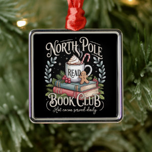 Ornamento De Metal Tudo Reservado para o Clube do Livro de Natal Coqu