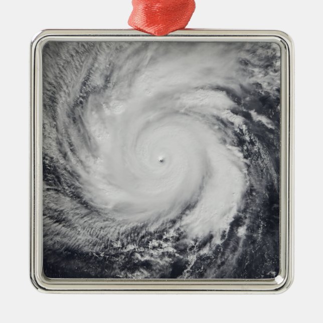 Ornamento De Metal Tufão Faxai no Oceano Pacífico Ocidental (Frente)