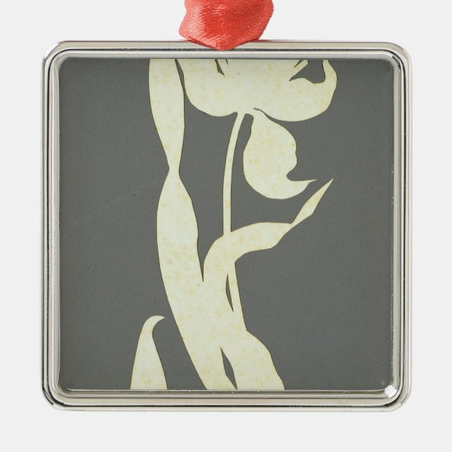 Ornamento De Metal Tulipa (Frente)