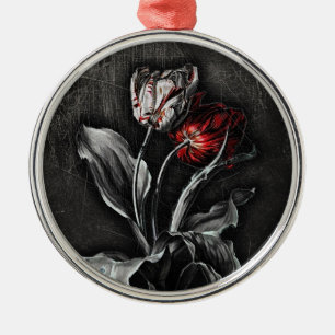 Ornamento De Metal Túlipas Góticas