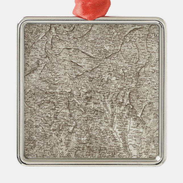 Ornamento De Metal Tulle, Pompadour (Frente)