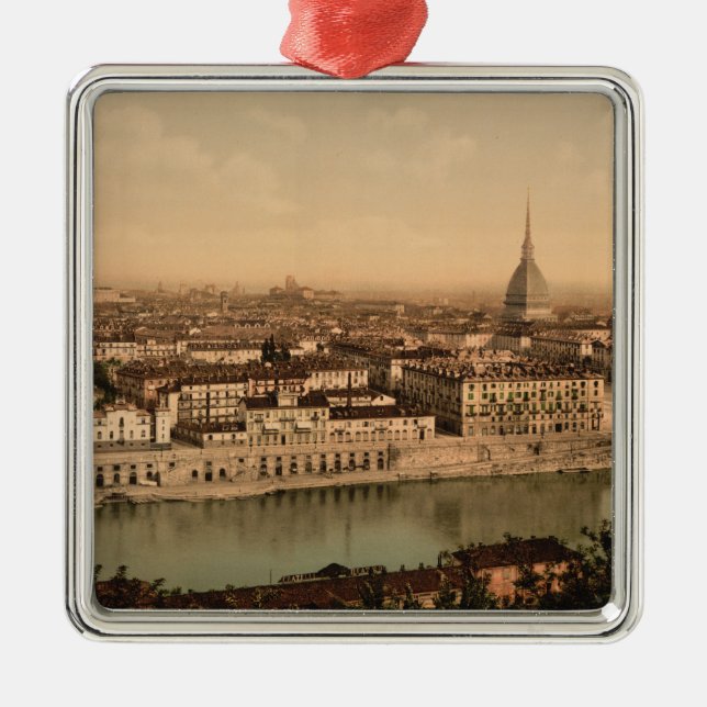 Ornamento De Metal Turin do século XIX, Piedmont, Italia (Frente)