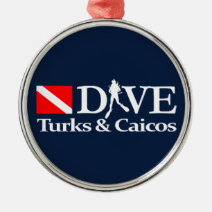 Ornamento De Metal Turks e Caicos DV4