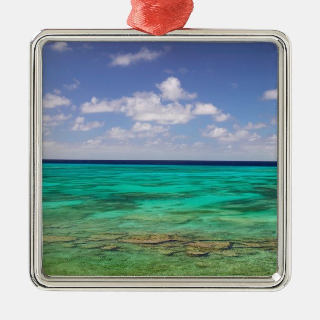 Ornamento De Metal Turks e Caicos, Grand Turk Island, Cockburn 3 (Frente)