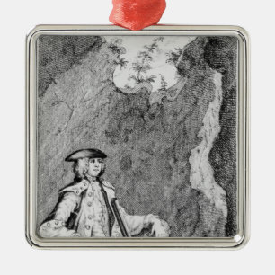 Ornamento De Metal Turpin como se escondeu em uma caverna