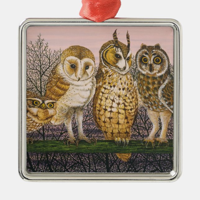 Ornamento De Metal Turquia-whit a Turquia-whooing (Frente)