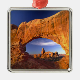 Ornamento De Metal Turret Arch, Arches National Park, Utah, EUA
