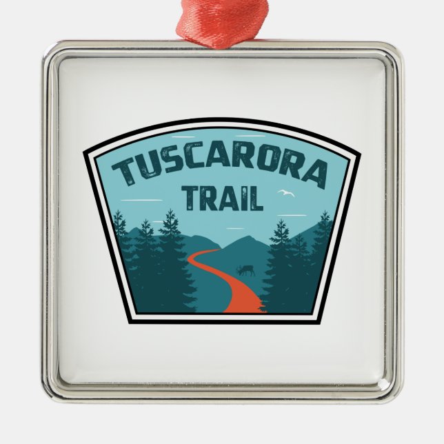 Ornamento De Metal Tuscarora Trail (Frente)