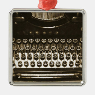 Ornamento De Metal Typewriter