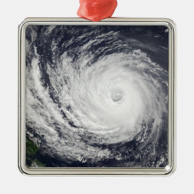 Ornamento De Metal Typhoon Phanfone (Frente)