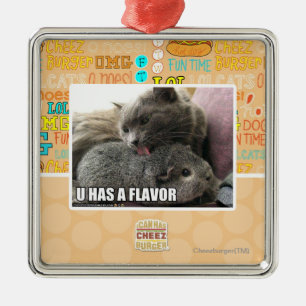 ORNAMENTO DE METAL U TEM UM SABOR