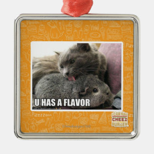 ORNAMENTO DE METAL U TEM UM SABOR