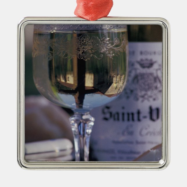 Ornamento De Metal UE, França, Chablis, Vinho local (Frente)