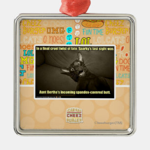 Ornamento De Metal Última vista Sparky