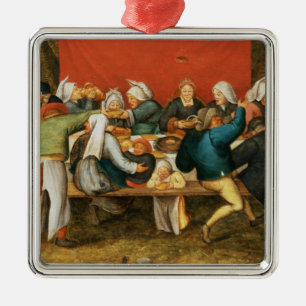 Ornamento De Metal Um banquete do casamento