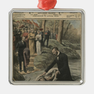 Ornamento De Metal Um baptismo adventista no La Marne