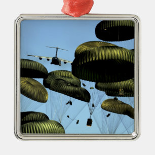Ornamento De Metal Um C-17 Globemaster III da força aérea de E.U.