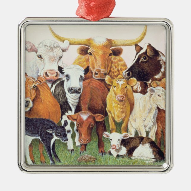 Ornamento De Metal Um desconhecido de surpresa (Frente)