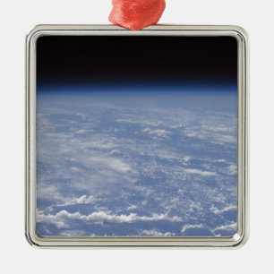 Ornamento De Metal Um horizonte oblíquo da atmosfera terrestre