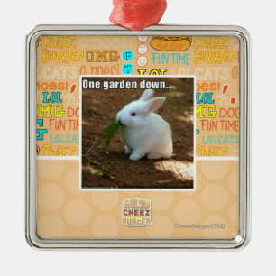 Ornamento De Metal Um jardim Down�