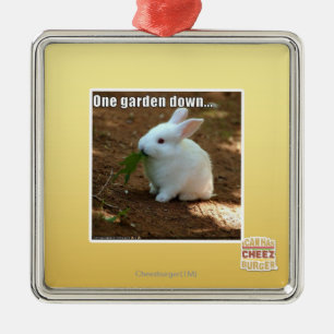 Ornamento De Metal Um jardim Down�