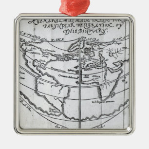 Ornamento De Metal Um mapa geral