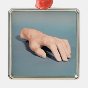 Ornamento De Metal Um molde da mão de Frederic Chopin