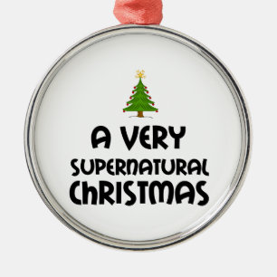 ORNAMENTO DE METAL UM NATAL MUITO SUPERNATURAL