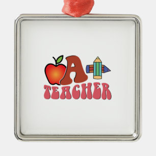 Ornamento De Metal Um Professor Mais