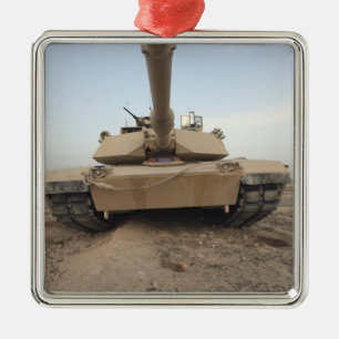 Ornamento De Metal Um tanque de guerra M-1A1
