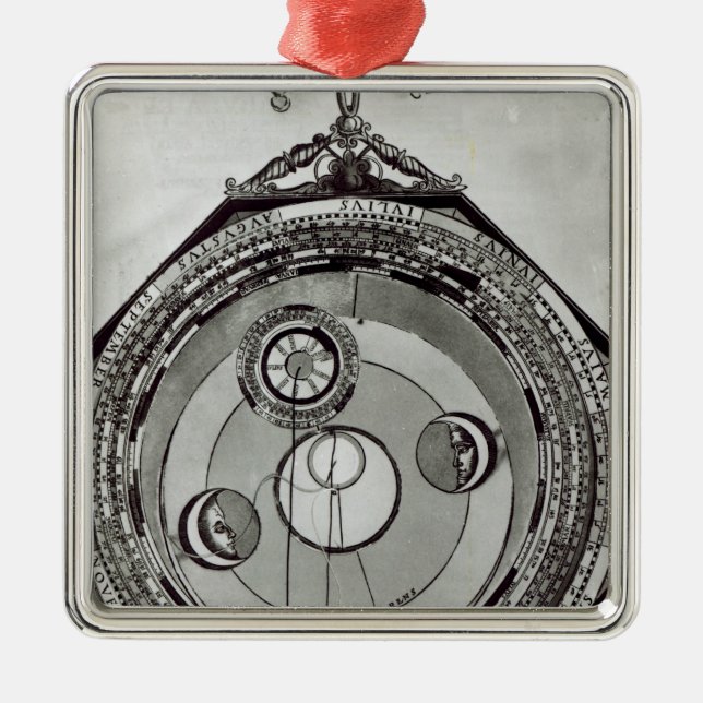 Ornamento De Metal Um Volvelle (Frente)