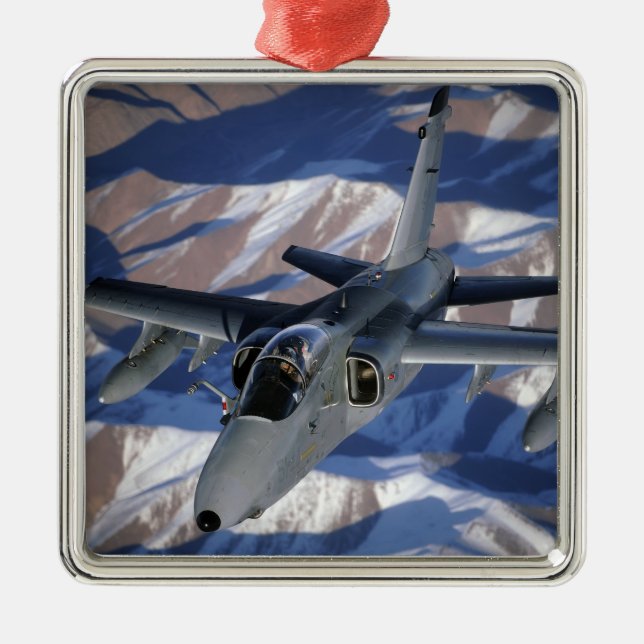 Ornamento De Metal Uma AMX italiana se desconecta (Frente)