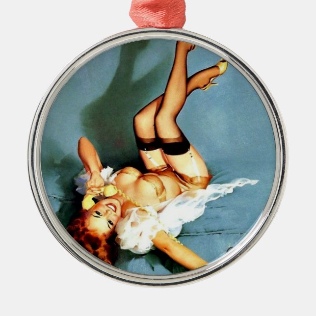 Ornamento De Metal Uma Chamada Malvada (Frente)