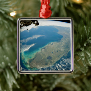 Ornamento De Metal Uma Flórida Oblíqua, Na Costa Sudeste