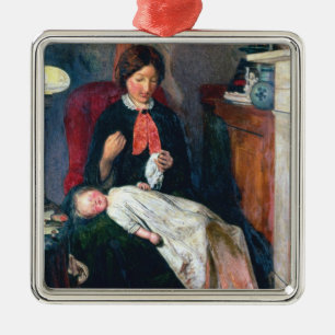 Ornamento De Metal Uma lareira inglesa de 1854-5