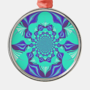 Ornamento De Metal Uma Mistura de Arte de Caleidoscópio e Mandala!