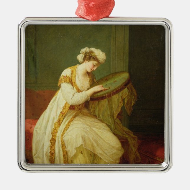 Ornamento De Metal Uma mulher turca, 1773 (Frente)