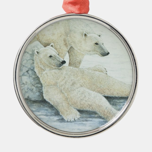 Ornamento De Metal Uma noite longa dos dias (Frente)