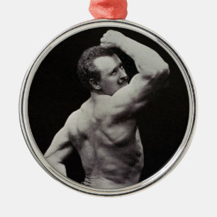 Ornamento De Metal Uma Nova Pose de Homens Fortes Eugen Sandow Fisicu