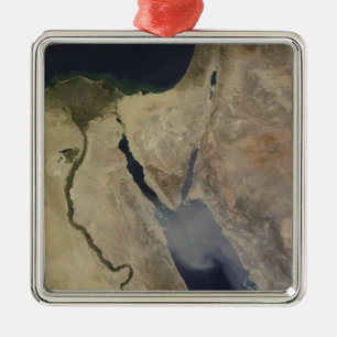 Ornamento De Metal Uma nuvem da poeira tan de Arábia Saudita